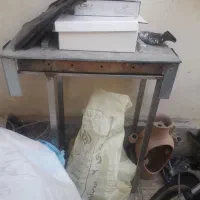 منقل بزرگ با چهار پایه استیل