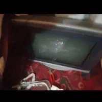 تلویزیون قدیمی سالم وبزرگ