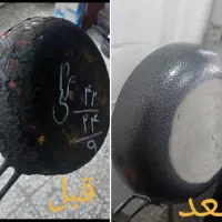 نوسازی وگرانیت کردن انواع قابلمه وتابه