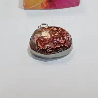 آویز عقیق ملکی دموی