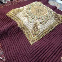 لحاف کرسی تالشی 3 در 3 سلطنتی دست دوز با لوازم|رختخواب، بالش، پتو|تهران, شهید رجایی|دیوار