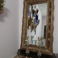 آینه و شمعدان و کنسول