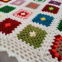 رومیزی بافتنی|پرده، رانر، رومیزی|ساری, |دیوار