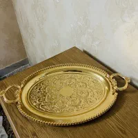 سینی طلایی رنگ ثابت