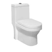 توالت فرنگی سایز بزرگ با خروجی 4 ضد لک بغل صاف|لوازم سرویس بهداشتی|تبریز, |دیوار