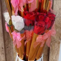 * تک شاخه طلایی ۵۰ سانتی ارسال به سراسر ایران *|گل مصنوعی|تهران, ترمینال غرب|دیوار
