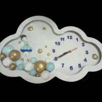 ساعت و تابلو شب خواب کودک|ساعت دیواری و تزئینی|اصفهان, همت‌آباد|دیوار
