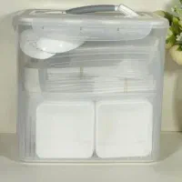 سرویس غذا خوری مسافرتی ۶نفره لیمون