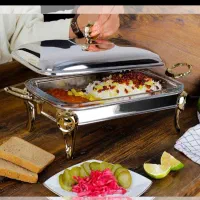 سوفله خوری استیل مرع سوپ سالاد برنج