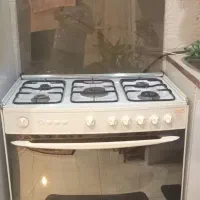 اجاق گاز فر دار پنج شعله تکنو گاز