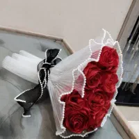 گل با روبان|گل مصنوعی|گرگان, |دیوار