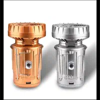 چراغ کمپینگ خورشیدی دارای پنکه و پاوربانک