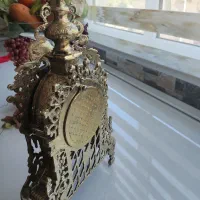 ساعت برنجی سنگین سنگین قدیمی تازه آبکاری شده|صنایع دستی و سایر لوازم تزئینی|تهران, مشیریه|دیوار