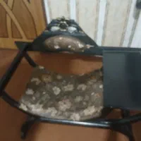 میز تلفن چوبی