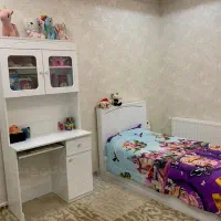 میز تحریر کتابخانه دار دربMDF مدل ALYA / ماکان چوب