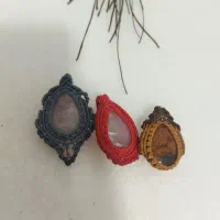 گردنبند دستبند میکرو مکرومه سنگ خاص|بدلیجات|شیراز, وصال|دیوار