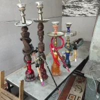 قلیان قدیمی قهوه خانه ای