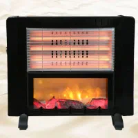 بخاری برقی فن دار مدل شومینه ای جدید کم مصرف