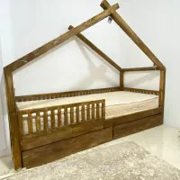 تخت خواب مدل کلبه
