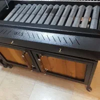 باربیکیو گازی تلفیقی چوبی روسی و کبابپز استاندارد|اجاق گاز و لوازم برقی پخت‌وپز|کرج, کمال‌شهر|دیوار