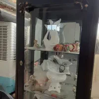 گنجه و ساعت  ایستاده|بوفه، ویترین، کنسول|مشهد, شهید علی محمدی|دیوار