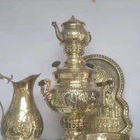 سماور ذغالی برنجی