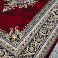 فرش گیلدا کرم وسرمه ای