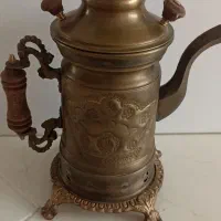 سماور زغالی دولیتری جنس برنج
