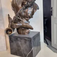 مجسمه برنزی مردان سیاه پوست|مجسمه، تندیس، ماکت|تهران, فردوسی|دیوار