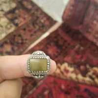 انگشتر نقره ساعت قدیمی