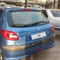 ۲۰۶مدل ۹۶ تیپ ۵ تک برگ سند کمکارکرد کاسبی|خودرو سواری و وانت|رشت, کوی امام رضا|دیوار