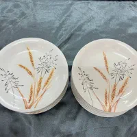 بشقاب ملامین گل گندمین قالب امریکایی