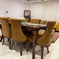 مبل راحتی هفت نفره و میز ناهار خوری شش نفره|مبلمان خانگی و میز عسلی|نوشهر, |دیوار