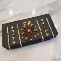 کیف پول نگین کاری دستساز زنانه،خاص وتک