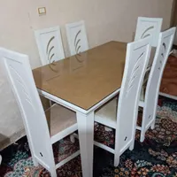 میز ناهار خوری ۶ نفره در حد اک