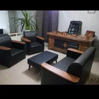 مبل اداری اطلس نیم ست