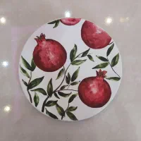 بشقاب دیوارکوب تکنیک اکریلیک