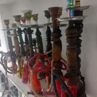 قلیان و تخت نشیمن و میز و تخته های ام دی اف