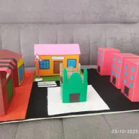 ماکت محله ما درس مطالعات کلاس چهارم