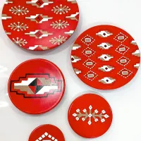 دیوارکوب طرح پشتی ترکمن