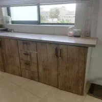 کابینت آشپزخانه ام دی اف به همراه سینک اخوان|مصالح و تجهیزات ساختمان|آمل, |دیوار