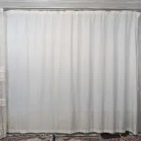 پرده در حدنوکمتر از یکسال کار کرده همراه زیر پرده