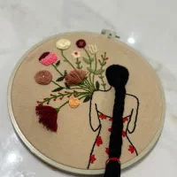 گلدوزی دیوارکوب