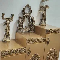 مبلمان ۹ نفره استیل ولوازم خانه۲۶/۰۰۰/۰۰۰میلیون|مبلمان خانگی و میز عسلی|قم, جمکران|دیوار