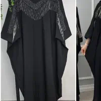 مانتو عبایی سیلور