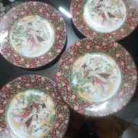 نعلبکی و بشقاب میوه خوری شماره تماس داخل توضیحات