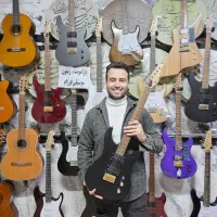 گیتار الکتریک Ltd s (گیتار برقی قرمز مشکی)