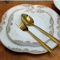 سرویس غذاخوری چینی پذیرایی ۱۲ نفره مناسب جهیزیه|ظروف سرو و پذیرایی|تهران, خزانه|دیوار