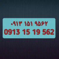 سیم کارت خط یک ۰۹۱۳۱۵۱۹۵۶۲