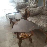 مبلمان سلطنتی ۹ نفره سالم|مبلمان خانگی و میز عسلی|قم, زنبیل آباد|دیوار